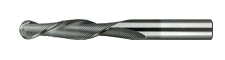 BALLNOSE 2FL SE LONG FRACTIONAL TiAlN COATED